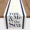 90'' You, Me & the Sea Poly Twill Table Runner